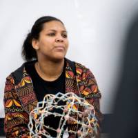 Girls of Color Summit previous event a participant holding a ball during a game